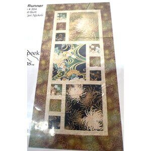 Divided By 3 Quilted Table Runner Pattern By Mountainpeek Creations 21.5" X 43.5